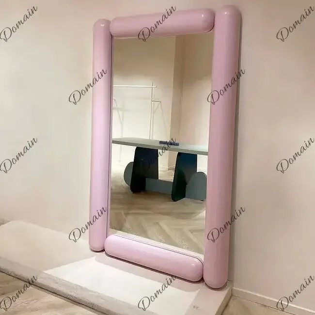 XX Nordic Art Home Wall Hanging Square Full-length Mirror Clothing Store Studio Fitting Mirror Large Floor-to-ceiling Mirror