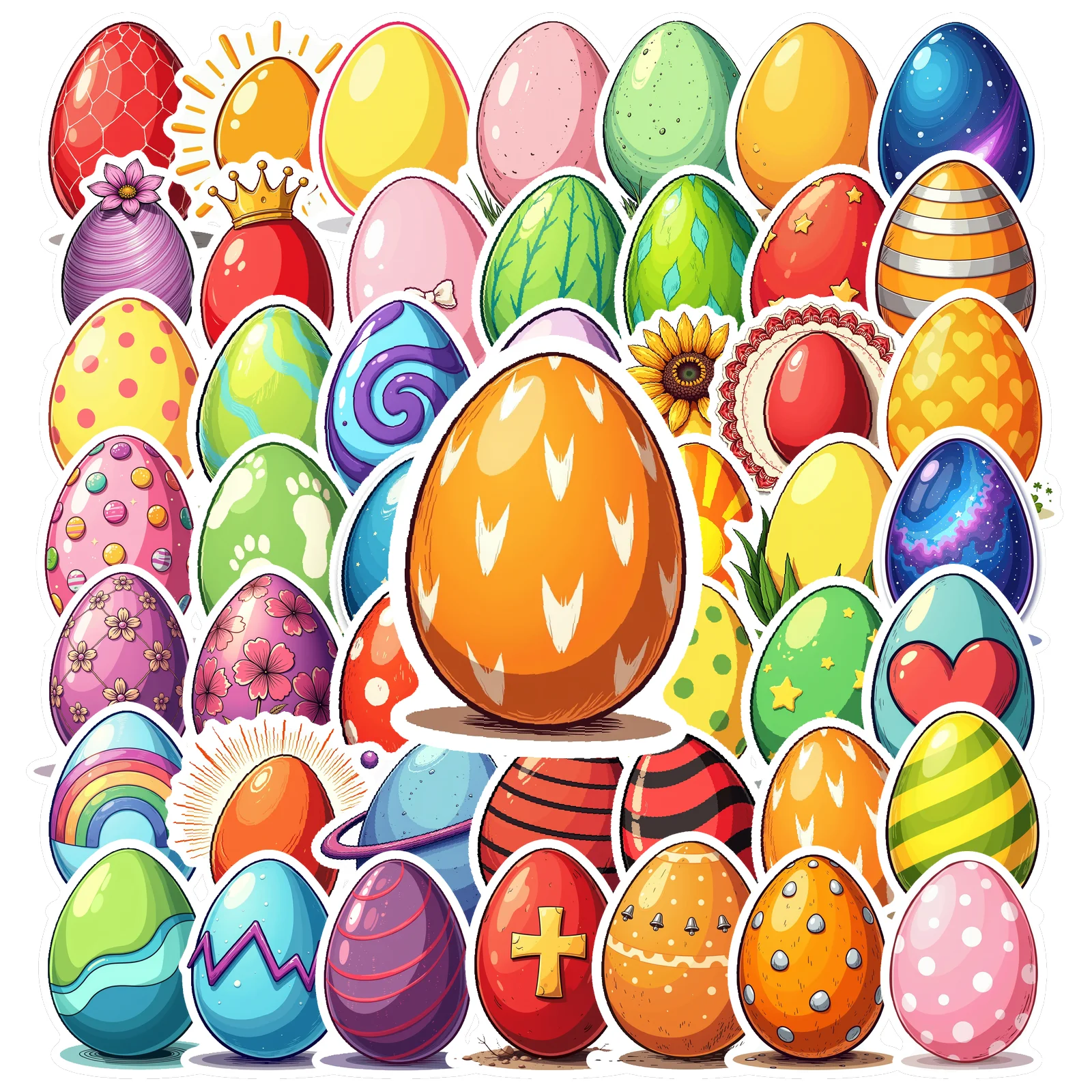 50Pcs Colorful Eggs… - image