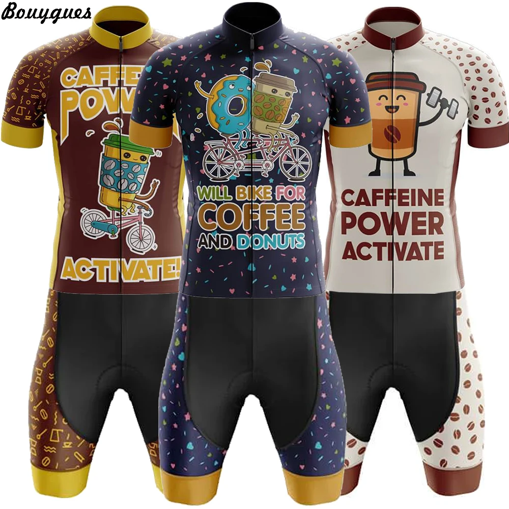 2023 NEW Cycling Jersey And Bib Shorts Set Men Short Sleeve Cycling Set Ciclismo Clothes Bike Clothing Sports Cycling