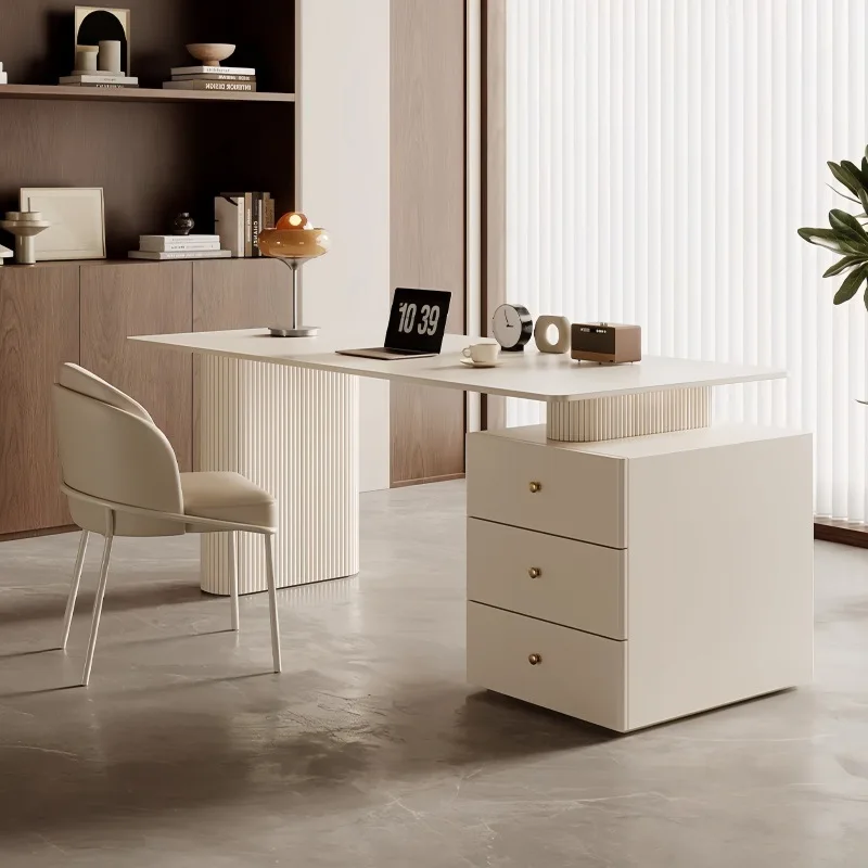 كريم ويند بريميوم سليت طالب المنزل دراسة الكتابة الحديثة بسيطة غرفة نوم الكمبيوتر