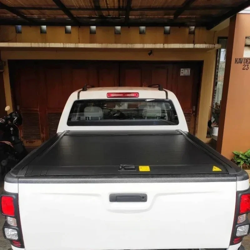 Performance Upgrade Waterproof Manual Retractle Hard Tonneau Cover With Roller Lid Pickup Trucks