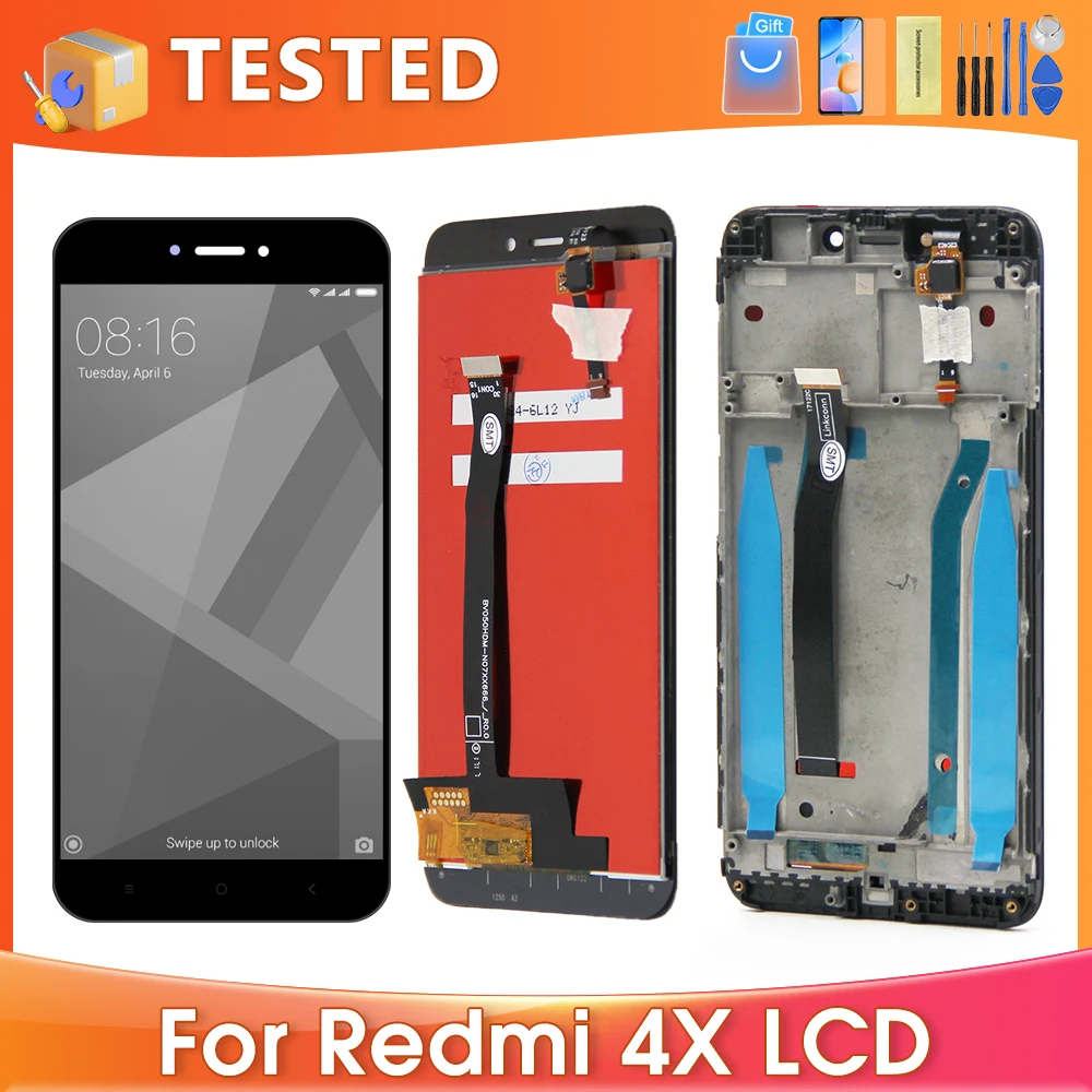 5.0\'\'Per Xiaomi Redmi 4X Per Redmi 4 2016060 2016090   Sostituzione del gruppo digitalizzatore touch screen con display LCD MAG138