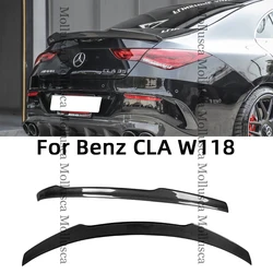 Per Mercedes-Benz CLA W118 C118 FD Stile In Fibra di Carbonio Spoiler Posteriore Tronco Ala 2019-2025 FRP a nido d'ape Forgiato