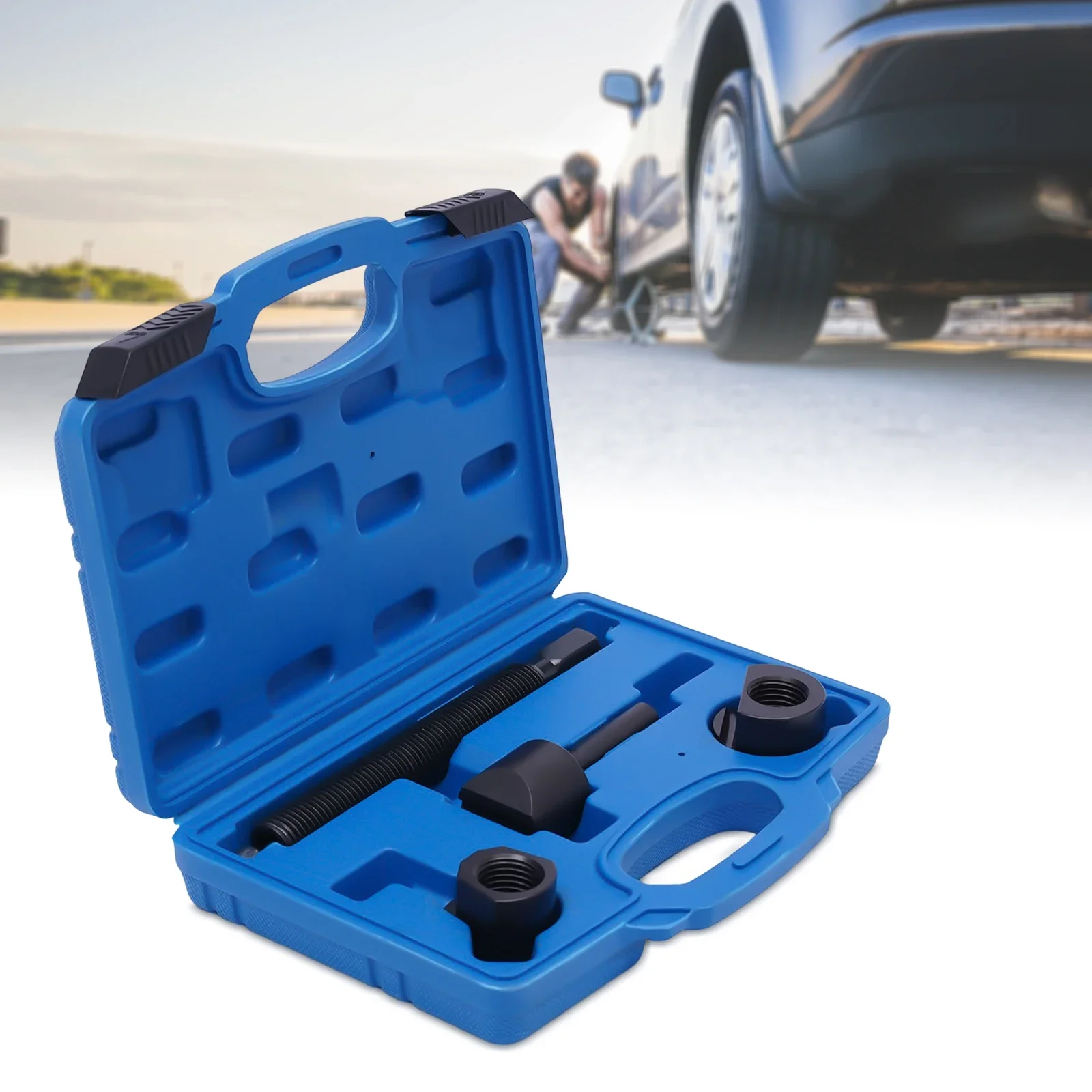

Dual Wheel Separator Tool Wheel Hub Removal Tool with 11 Threads Fit for Most Dually Wheels