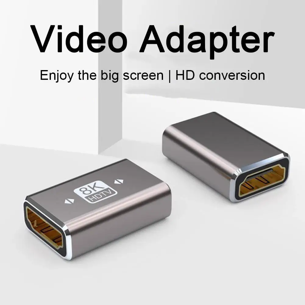 HDMI Female to Female/Male Male to Male Connector 3D 8K HDTV HDMI Adapter Video Extension DP PC to HDMI Monitor Converter