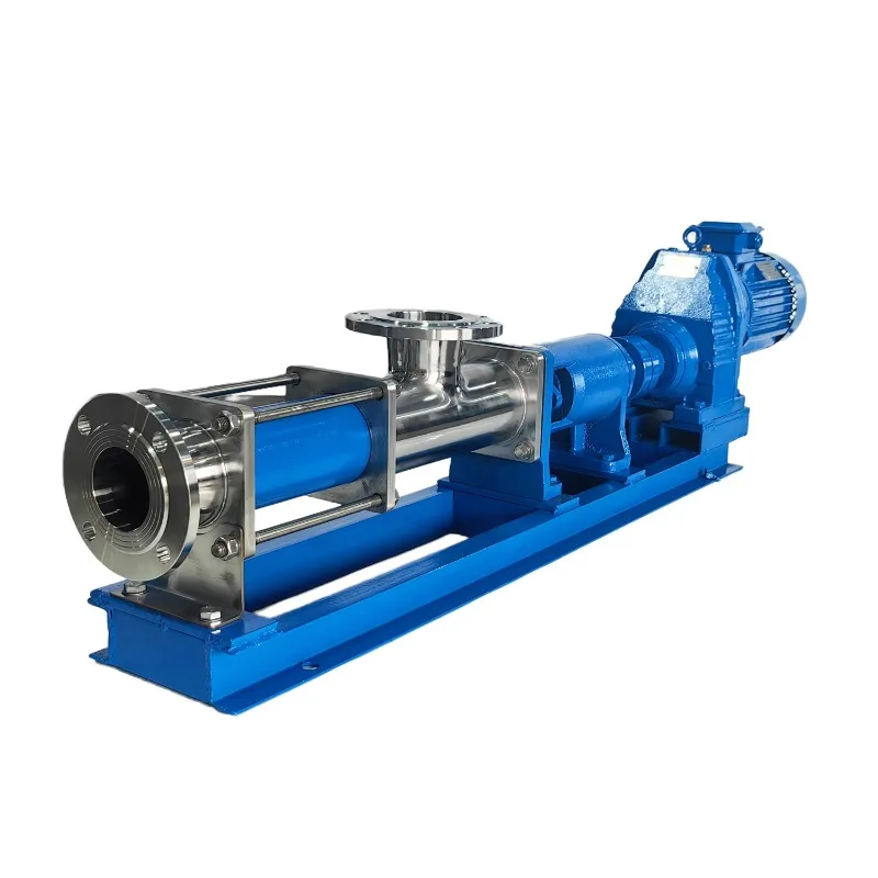 

G25-1JS Horizontal Screw Pump - Non-Clogging / Food Grade / Thick Slurry - for Honey & Viscous Liquids
