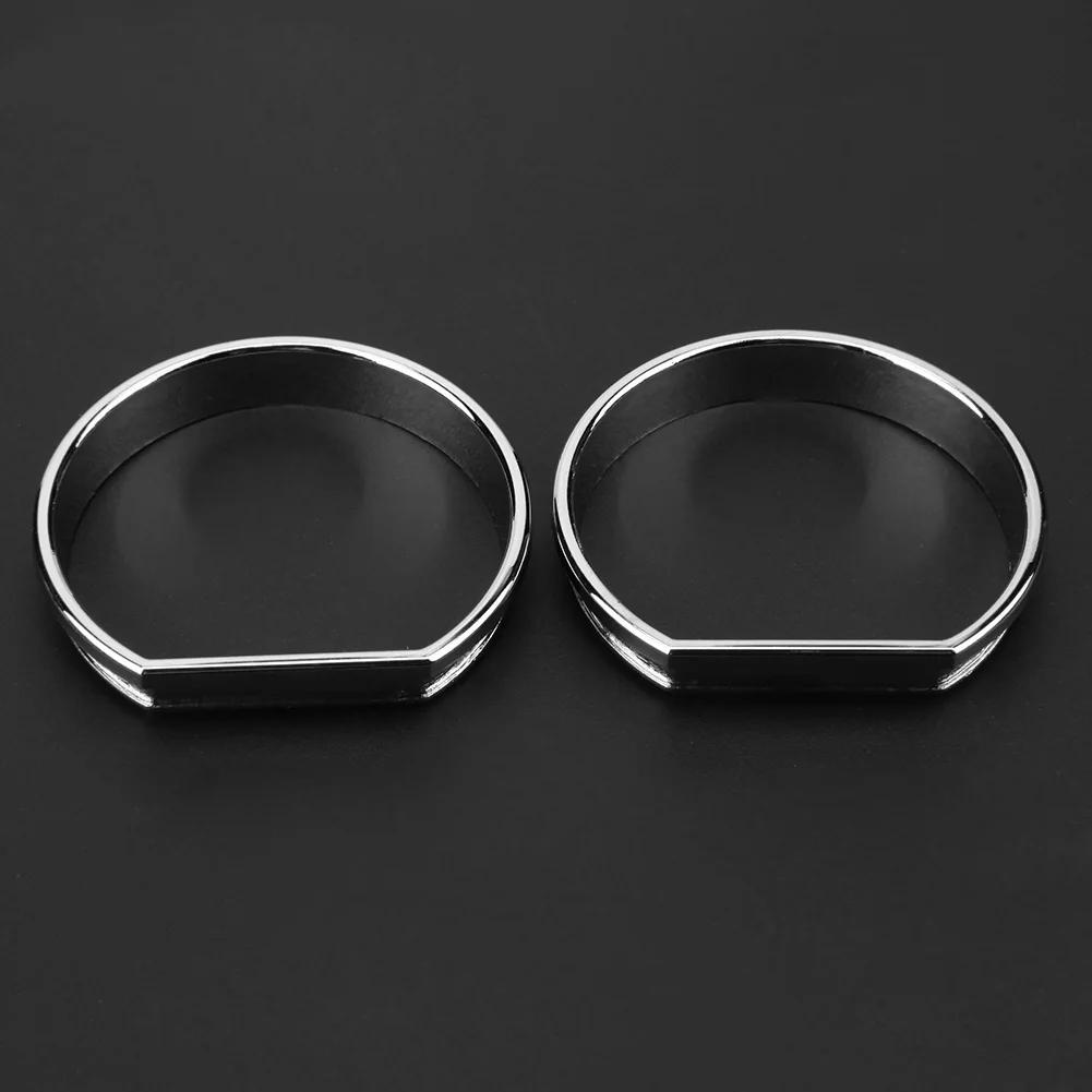 4Pcs Car Front Dashboard Frame Decoration Trim Circle Styling Accessories for BMW E46 Car Auto Replacement Tools