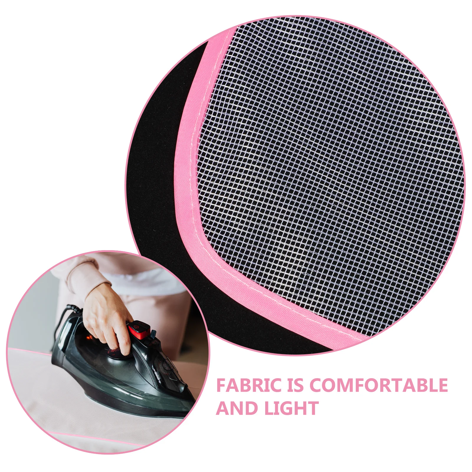 

2Pcs Pressing Cloth Ironing Mesh Heat-Resistant Protective Pad Folding Lightweight Ironing Board Cover Safeguard Clothes