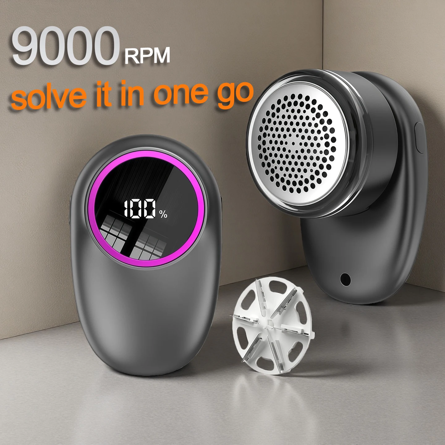 

Hair Ball Trimmer with Digital Display,9000RPM Electric Pellet Fluff Remover, fuzz fabric Shaver Sweater Dropshipping