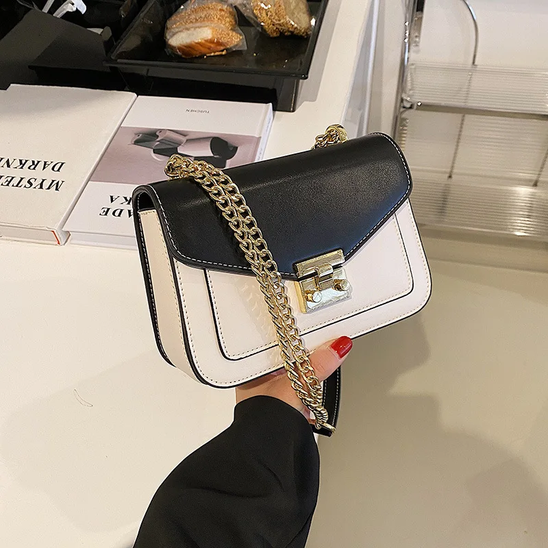 Designer Square Shoulder Bags for Women Luxury Chain Crossbody Bag Ins Fashion Patchwork Cloud Bag Female Purse Ladies Handbags