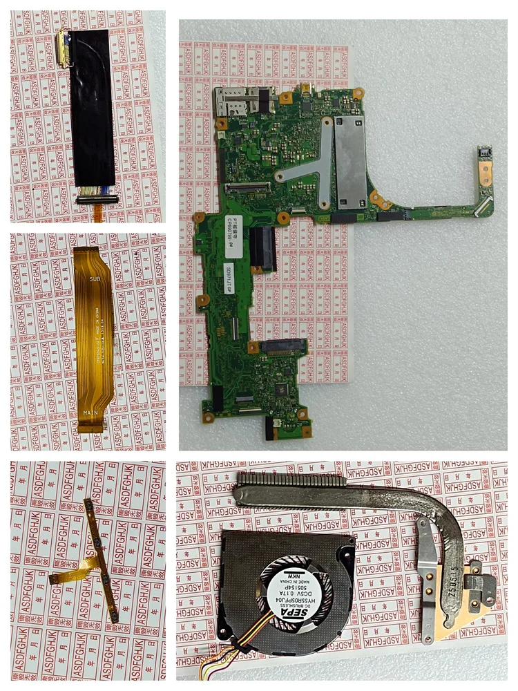 FOR Fujitsu Q775 notebook computer motherboard, radiator fan, various cable switches, cable middle shell, tested well