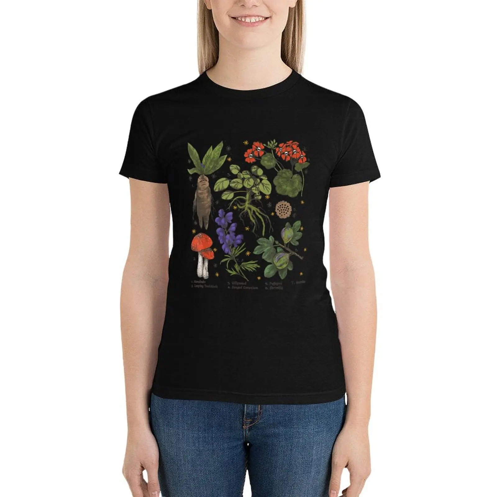 

Herbology Plants Gift Tee For Men Women T-Shirt Blouse female Aesthetic clothing cute tops graphic t-shirts for Women