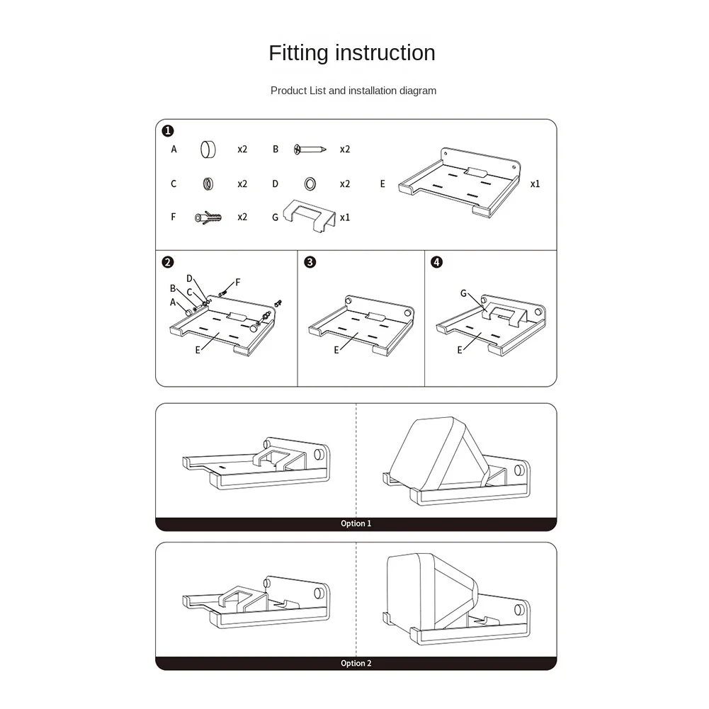 Prateleira de exibição de montagem na parede para echo mostrar 5 suporte acrílico transparente berço montagem em casa alto-falante mostrar suporte suporte