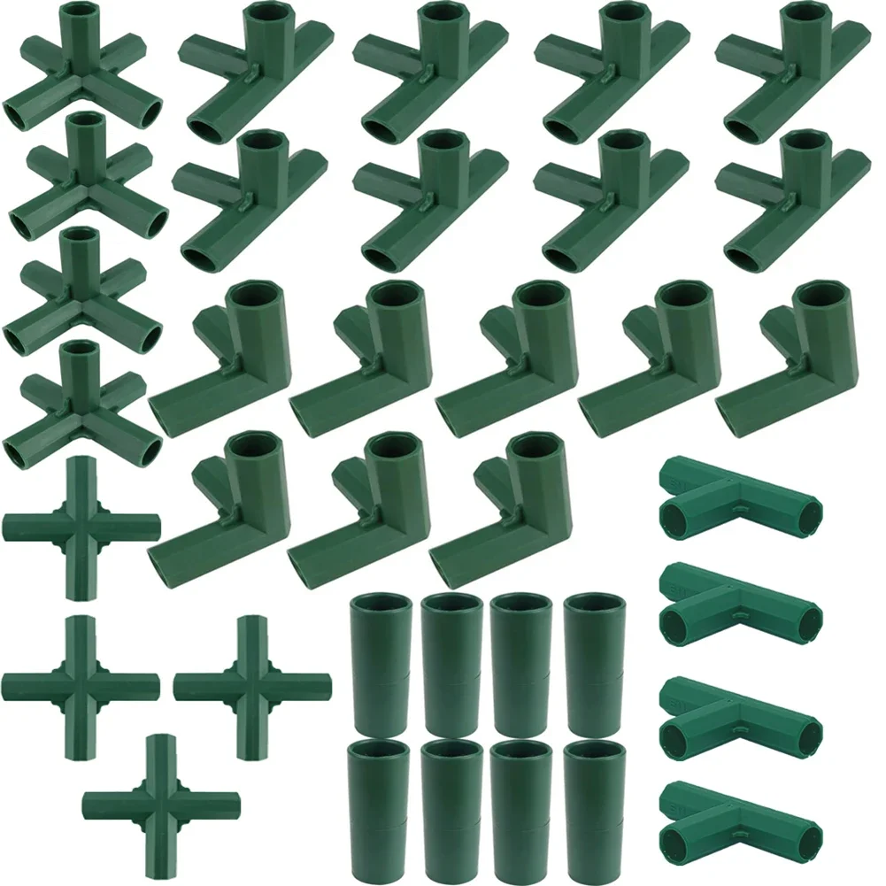 For Gardening Garden Frame Connectors Multi Purpose Garden Connectors Greenhouse Total Pieces 36 Robust Material 3-way Design