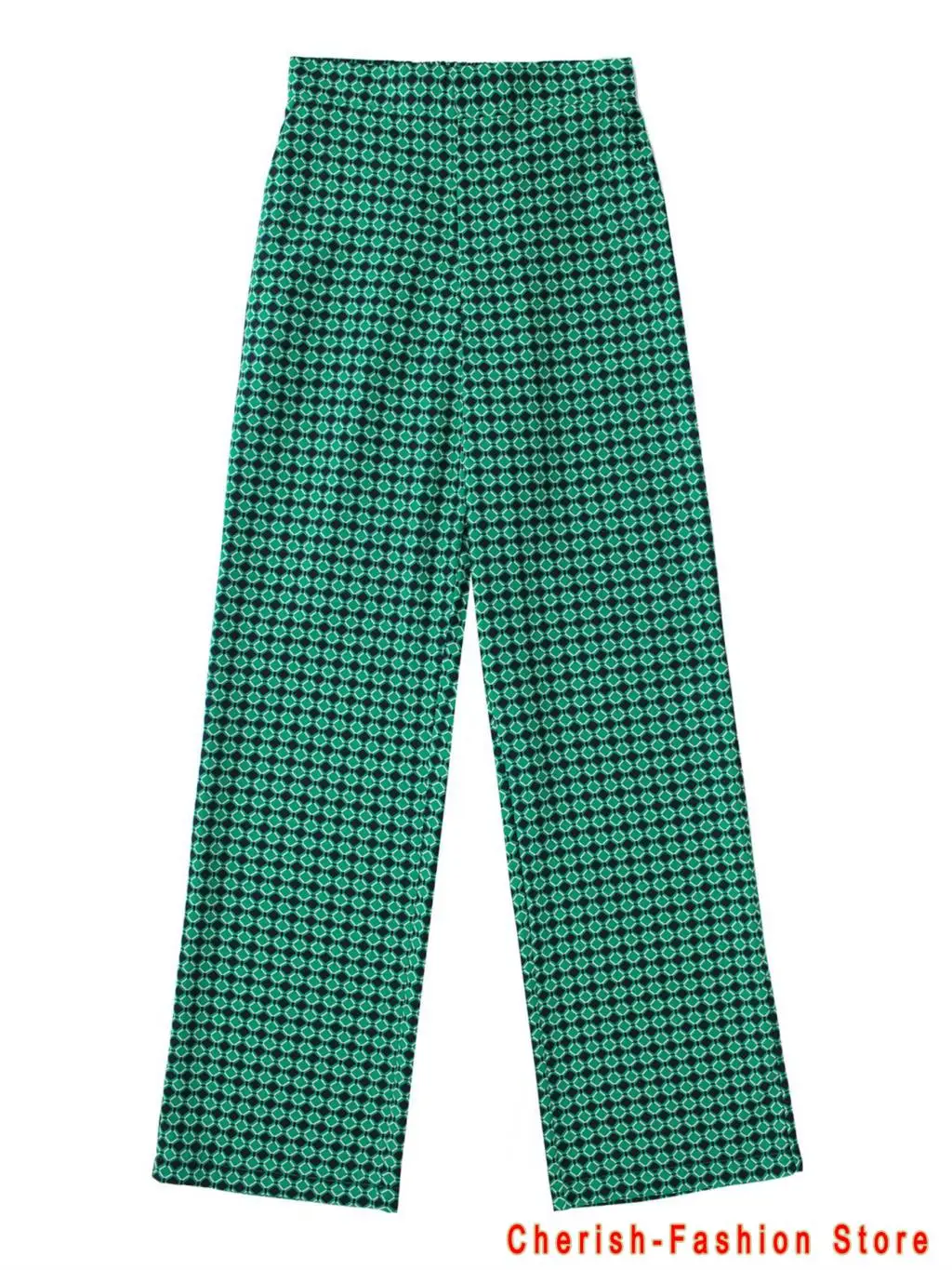 2022 Summer Fashion Women Business High Waist Work Pants Geometric OL Office Lady Candy Colors Green Sim Fitness Pencil Trousers