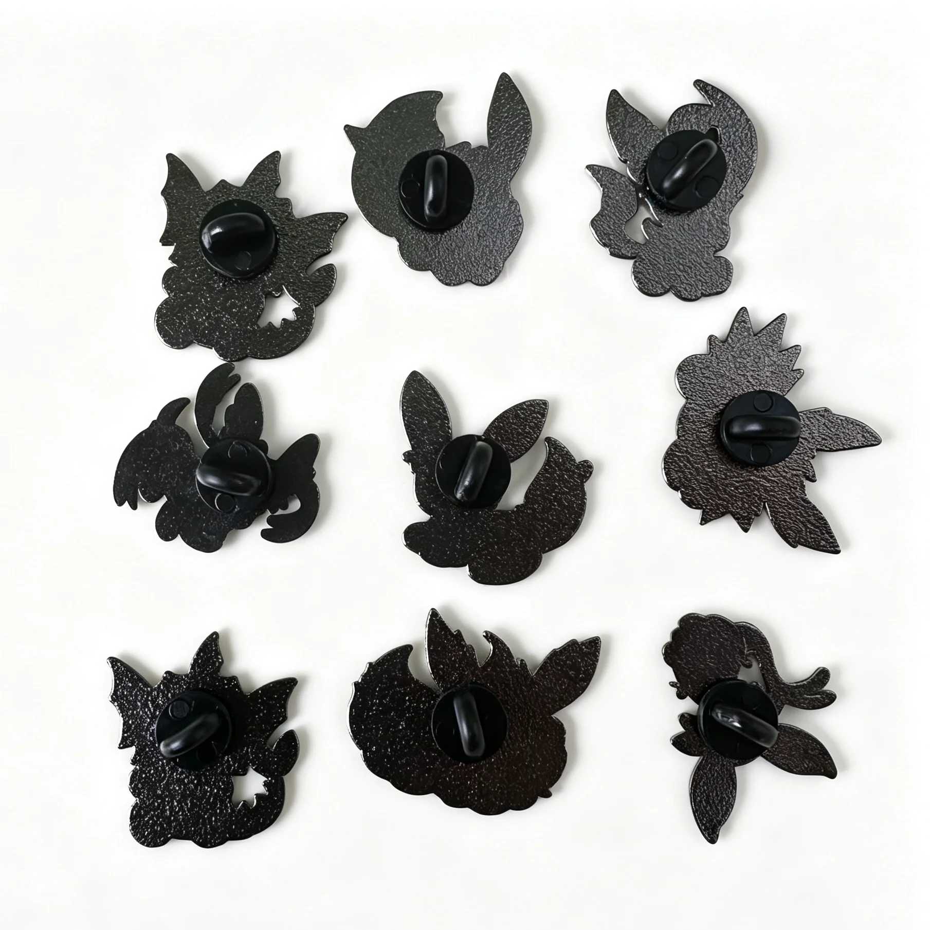 9 Stück/Set Japanische Anime-Elfen-Emaille-Anstecknadeln, niedliche Monster-Metallbroschen, Reversnadeln, Fantasy-Abenteuer-Schmuck, Geschenk für Sammler – Detail 7