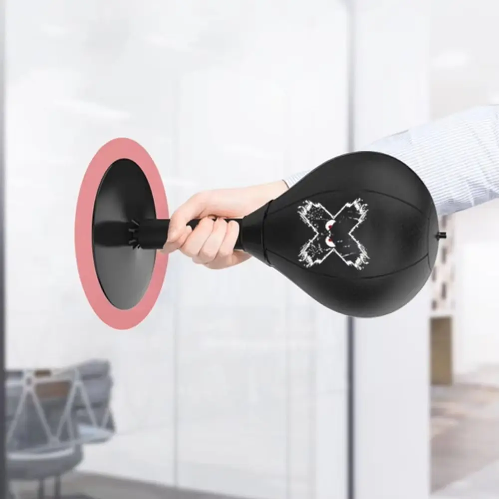 

With Suction Cup Desktop Punching Bag Inflatable Desk Mountable Boxing Training Bag Physical Exercise Promote Development