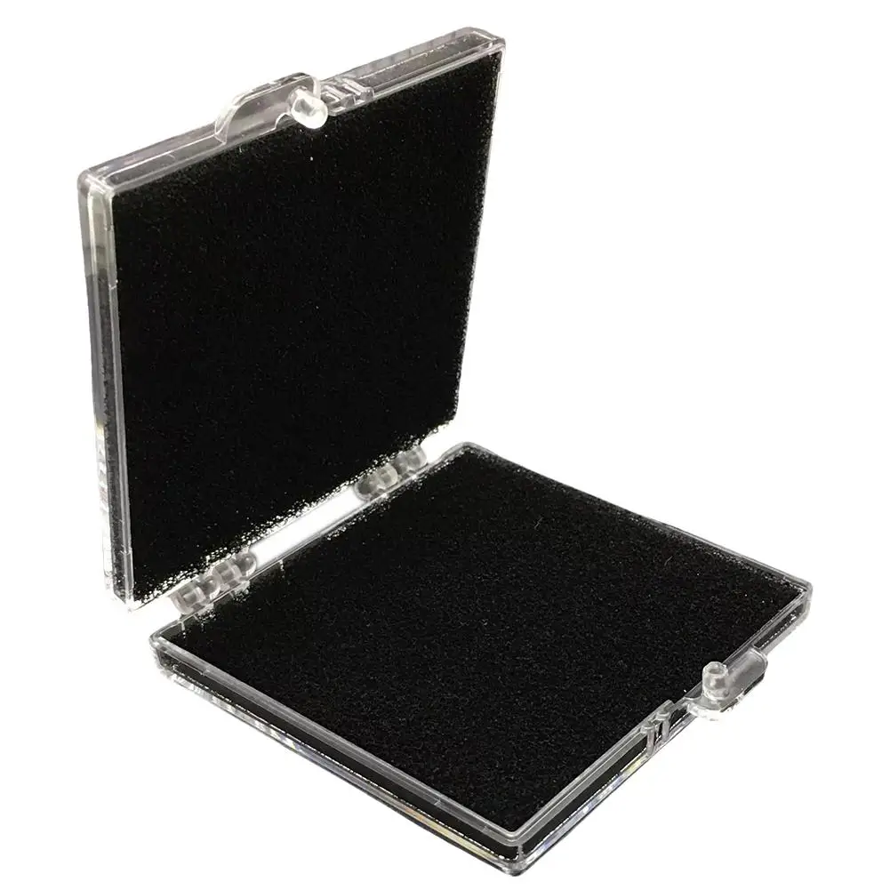 Packaging Box IC Storage Box ,Built In Two Anti-static External 55x55x10mm Sponges Chip 51x51.6x6.5mm CPU Internal Case X4M8