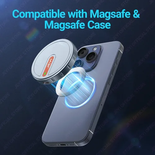 Imagen 2 del producto JEYI Caja magnética 2230 M.2 NVMe SSD con Magsafe para iPhone 15 Pro Max ProRes, USB 3,2 10Gbps para MacBook/iPad Pro/portátil