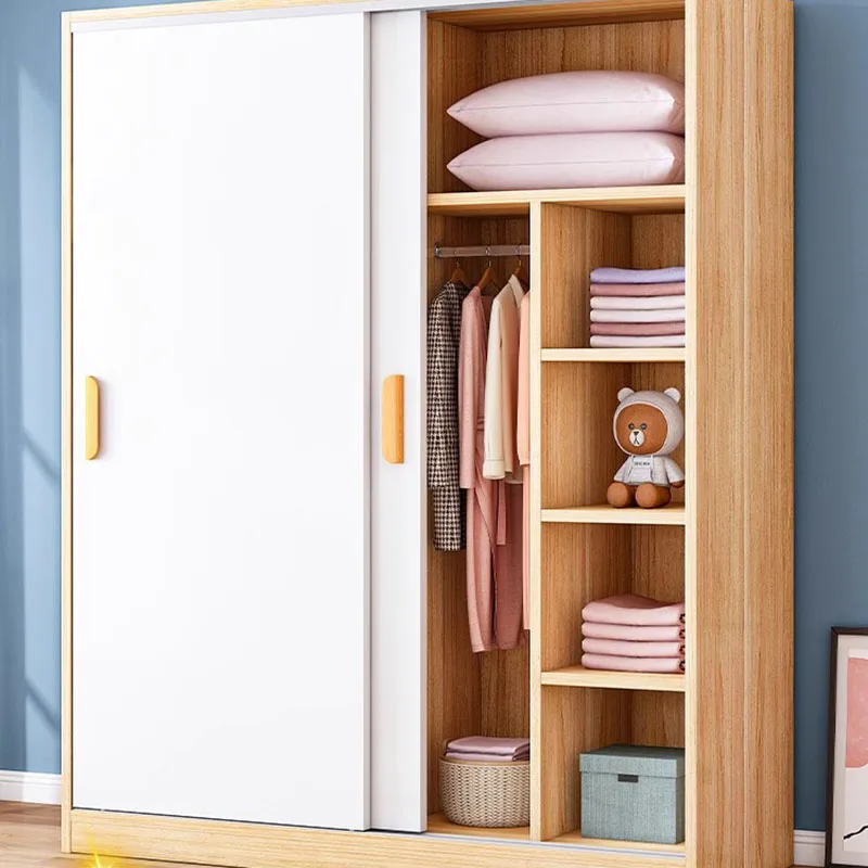 Wooden Partitions Wardrobe Storage Clothes Organizer Bedroom Closet Drawers Shelves Door Watches Cube Ropero Hotel Furniture