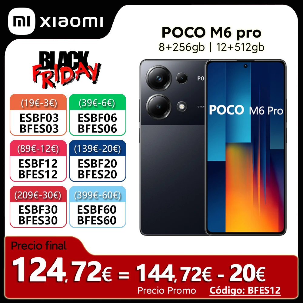 Global Version POCO M6 Pro MTK Helio G99 Ultra 6.67