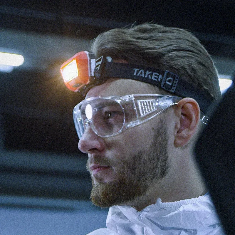 

TAKENOW налобный фонарь, фонарик, USB перезаряжаемый налобный фонарь для осмотра автомобиля, полировки, отделки, кемпинга, портативный