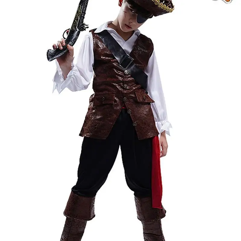 زي كابتن القراصنة للأولاد من Loween، زي أداء المسرح للأطفال، ملابس أطفال صينية تقليدية...