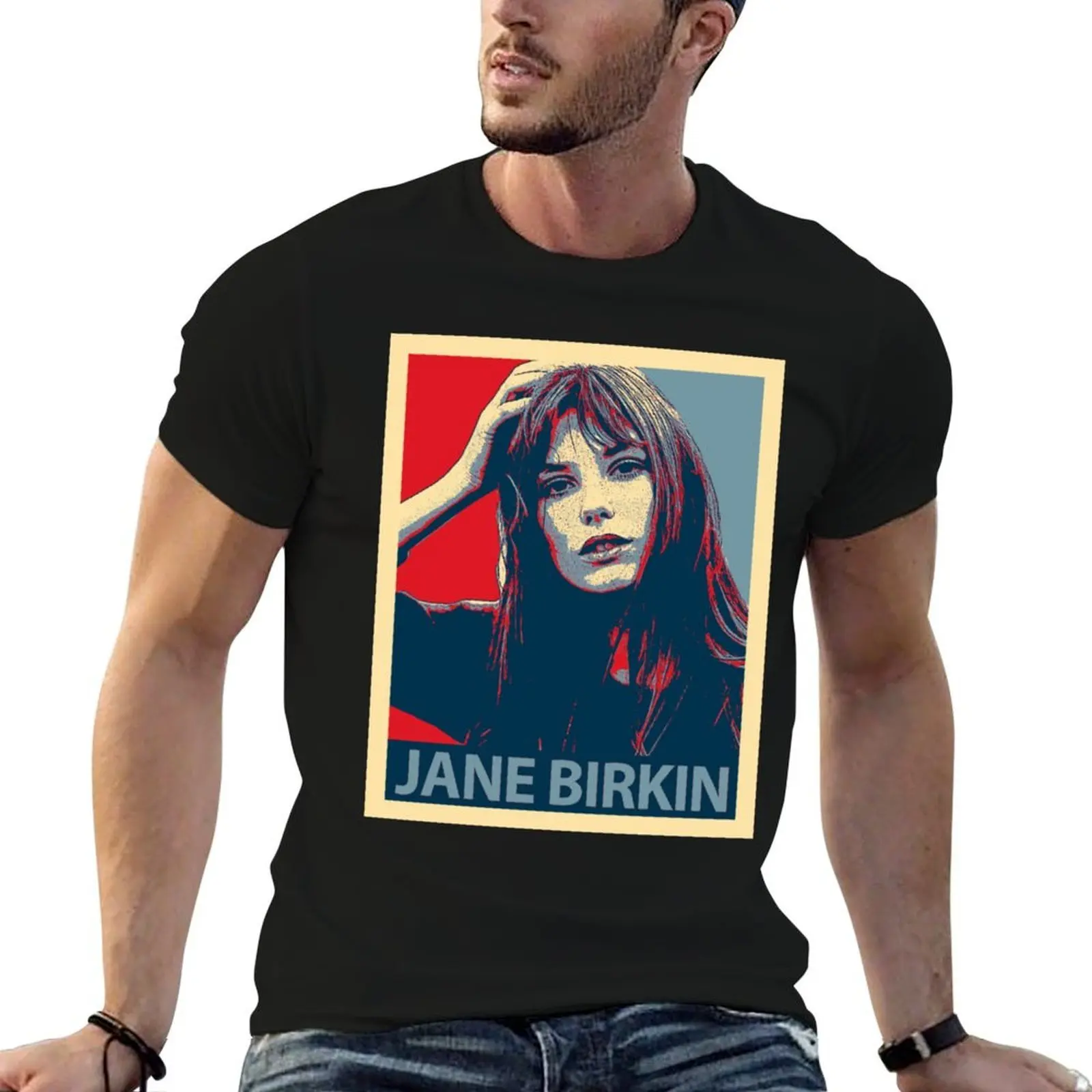 

Jane Birkin Art vintage T-Shirt t shirt personalised man t shirt cotton high quality T-Shirt