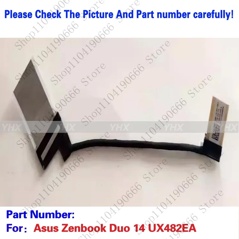 

bd New For Asus Zenbook Duo 14 UX482EA LCD EDP CABLE 1422-03LK0AS.