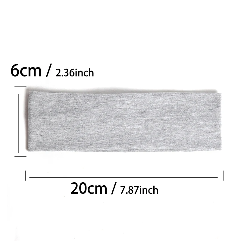 50PCS Simple Hairband Elastic Sports Headbands Headdress Quick Dry Workout Headband Sweatbands for Yoga Running Hair Accessories