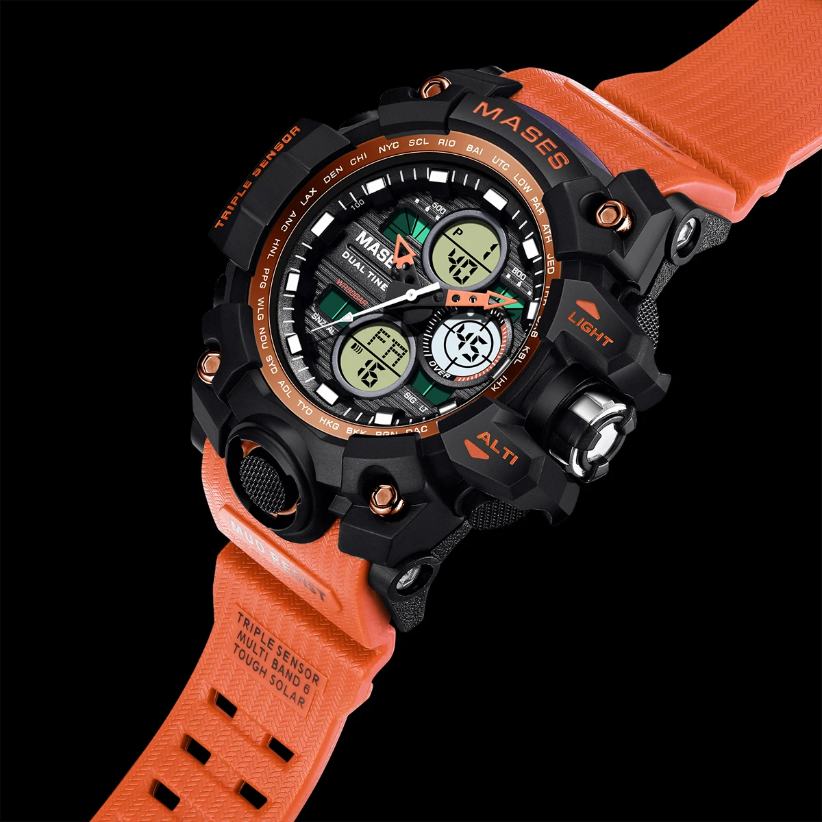 M15 Cool Waterproof Sports Watch with Electronic Function