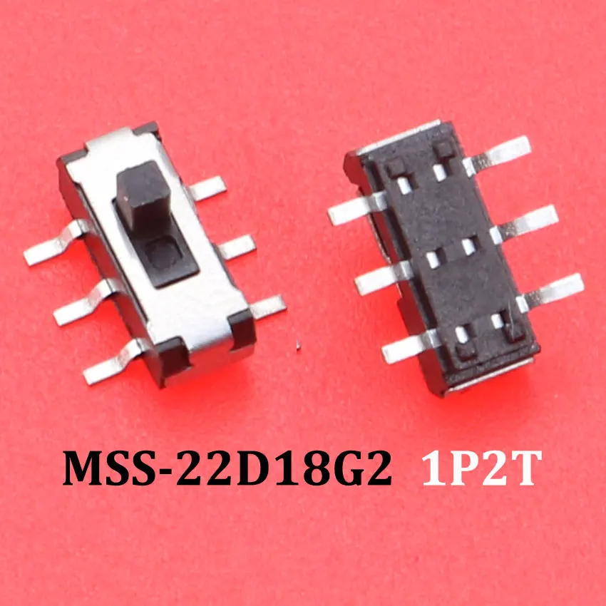 10x Slide Switch Micro-Power Toggle Switch Single and Double-row Direct-inserted Horizontal Sliding 2/3 Gear 1P2T 2P2T 1T3P 2P4T