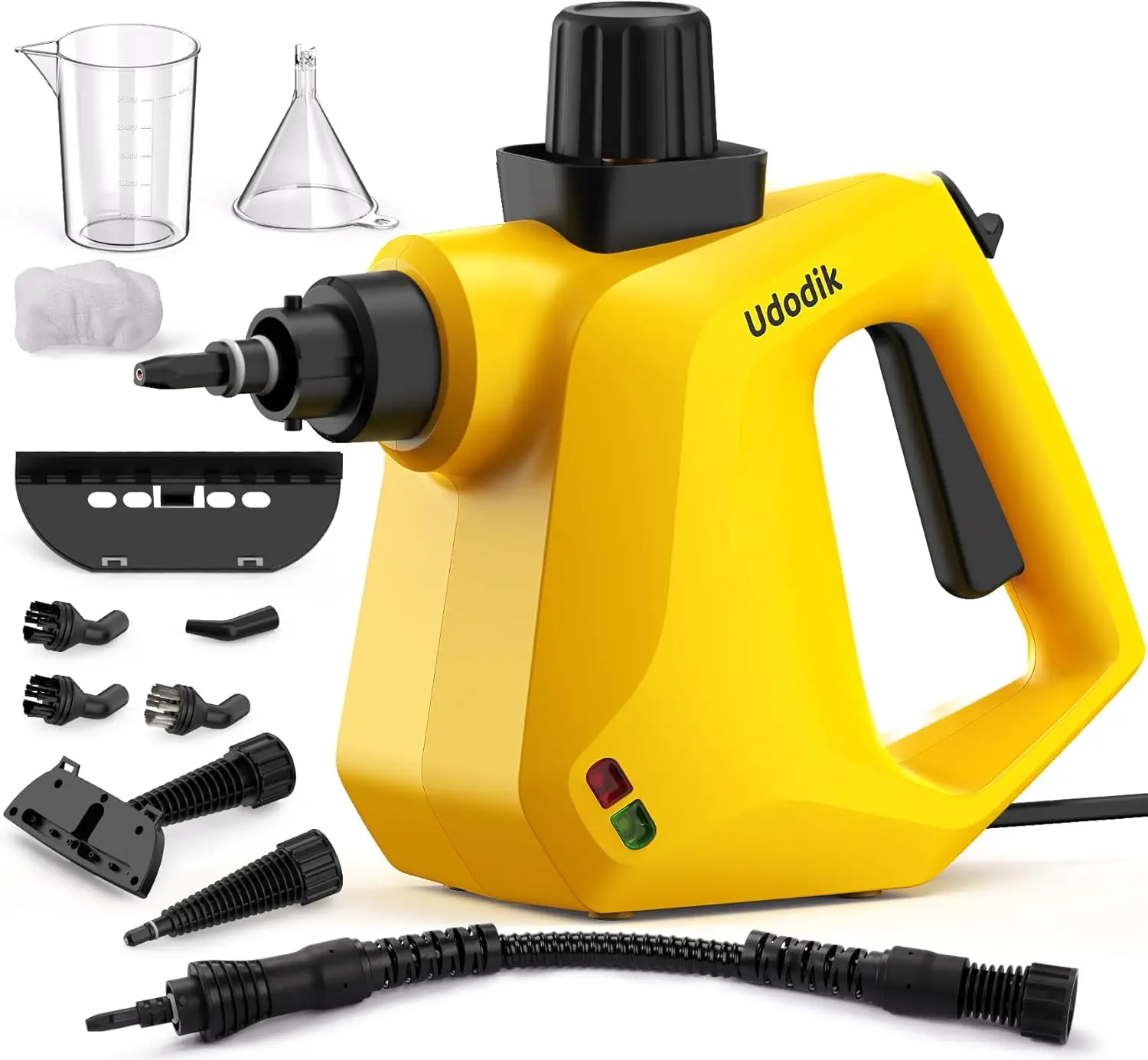 

Handheld Steam Cleaner, Multipurpose Portable Steam Cleaners Use with Safety Lock and 10 Accessory Kit to Remove Grime