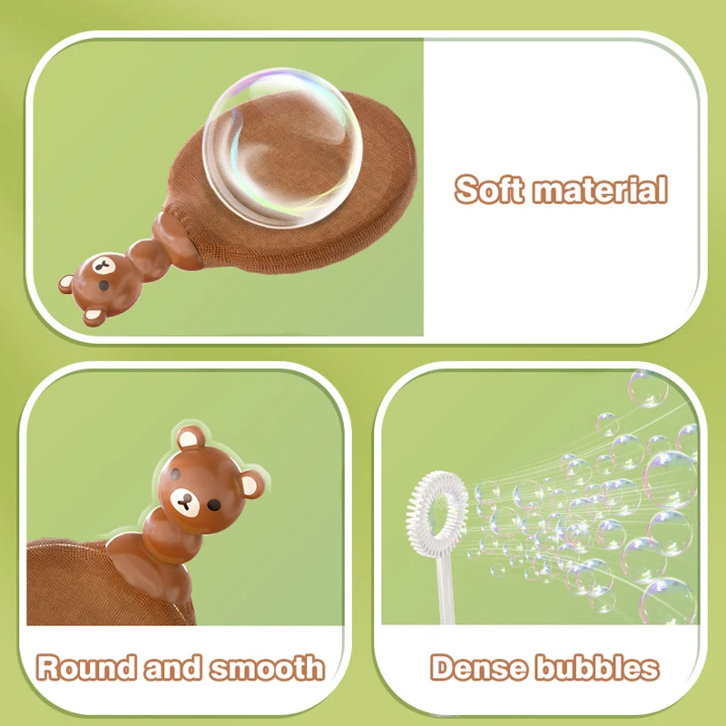 Bubble Racket Bubble Table Tennis Racket Fun bubbles Knitted Racquet Two person interactive battle games outdoor toys for kids