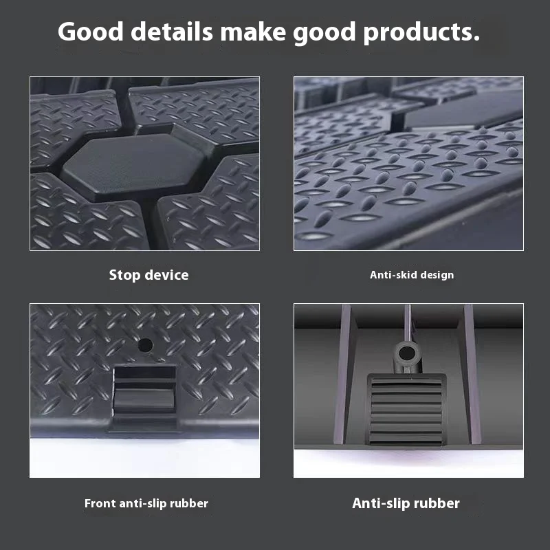 2PC Car maintenance bracket, anti slip plastic car maintenance tool, maintenance ramp, step, oil change ramp