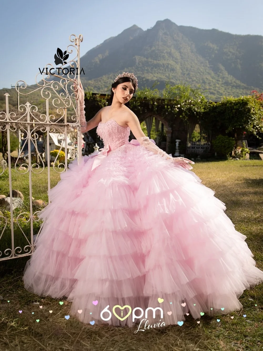 

Baby Pink Quinceanera Dress 2027 Wedding Dress Birthday Prom Dresses Lace- up Ball Gown 15 Year Old Dress Graduation Customized