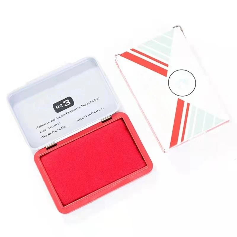 

W89C Business Stamp Pad Quick Drying Oil Based Fingerprint Pad For Office Financial Documents Checks Contracts