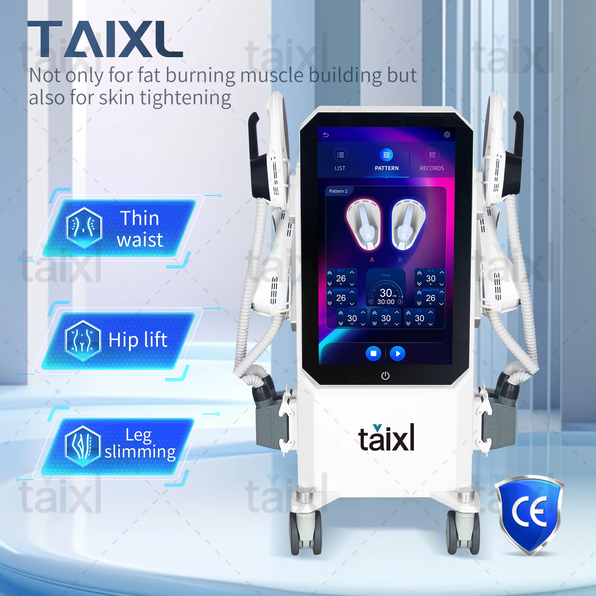 Professional taixl 6500w Removing Body Fat Remodeling Muscle Contour Stimulating Body Shaping Machine Weight Reducer