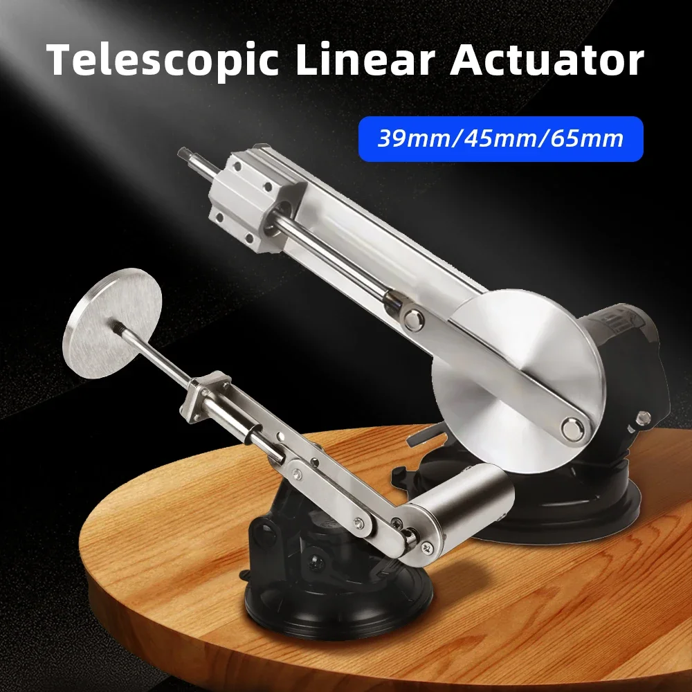 for Telescopic Linear Actuator 39mm/45mm/65mm Stroke Adjustment Angle Reciprocating Cycle Mechanism Motor Mini Linear Actuator