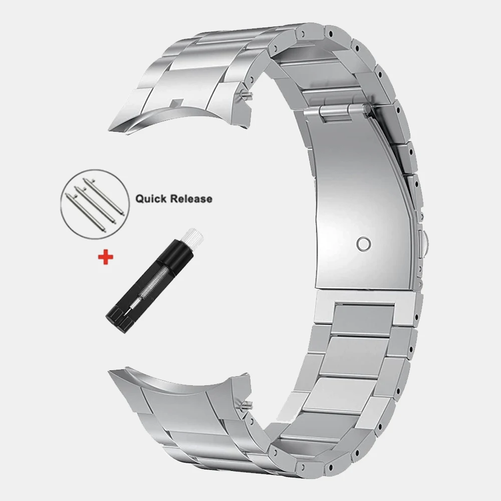 Keine-lücke Titan Metall Strap für Samsung Galaxy Uhr 5 Pro 45mm/Watch5 44mm 40mm/uhr 4 Klassische 46mm 42mm 40mm 44mm Armband