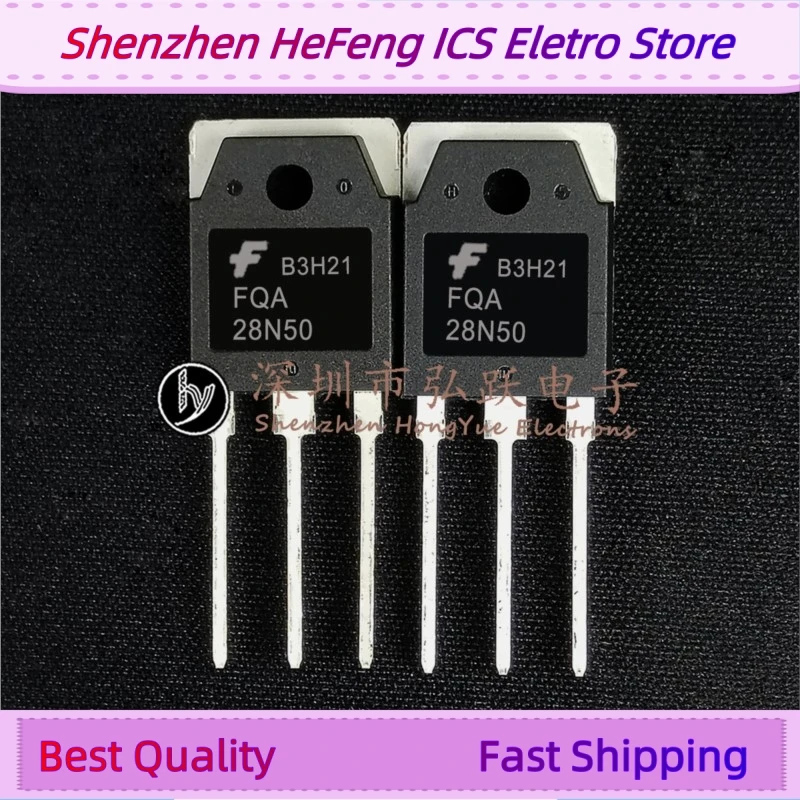 10PCS -20PCS FQA28N50  TO-3P   28.4A 500V   Fast Shipping Quality Guarantee