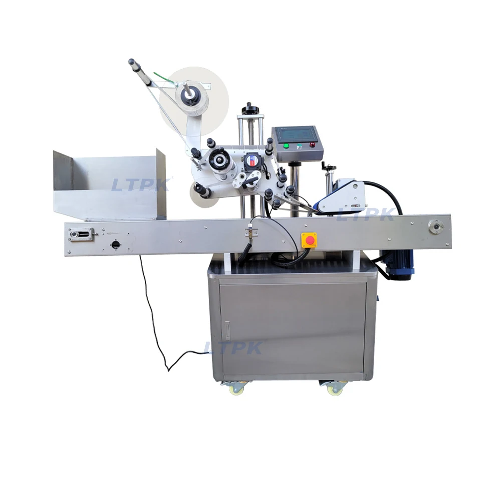 High Quality Horizontal Small Tube Pen Board Labeling Machine with Feeding Bowl Food Packaging