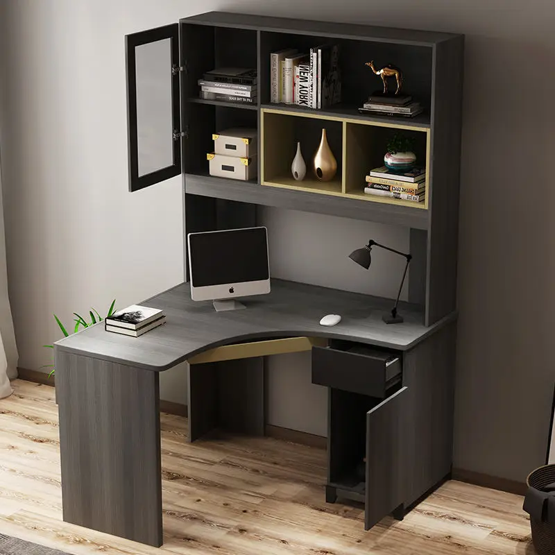 

Nordic modern right-angle desk simple one-piece corner student bedroom desktop 1.2m computer desk