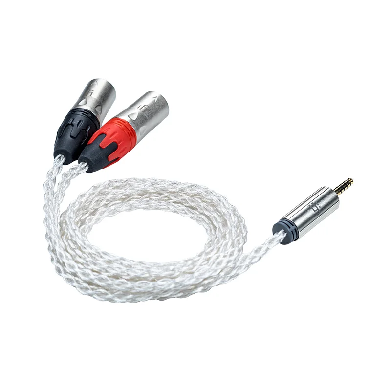 IFi Yue Er Fa 4.4mm to 4.4mm to XLR balanced recording silver wire Groundhog grounding wire