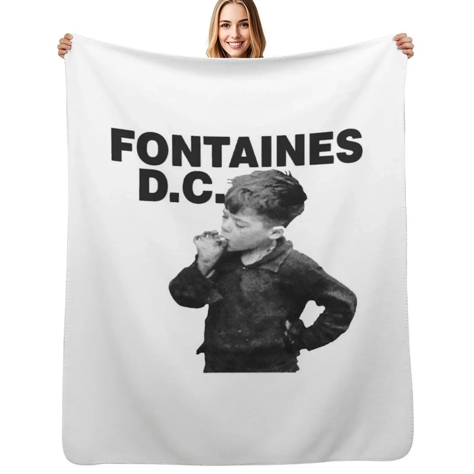 Fontaines DC Throw Blanket Sofa Stuffeds Sofa Quilt Single Sleeping Bag Decorative Sofas Blankets