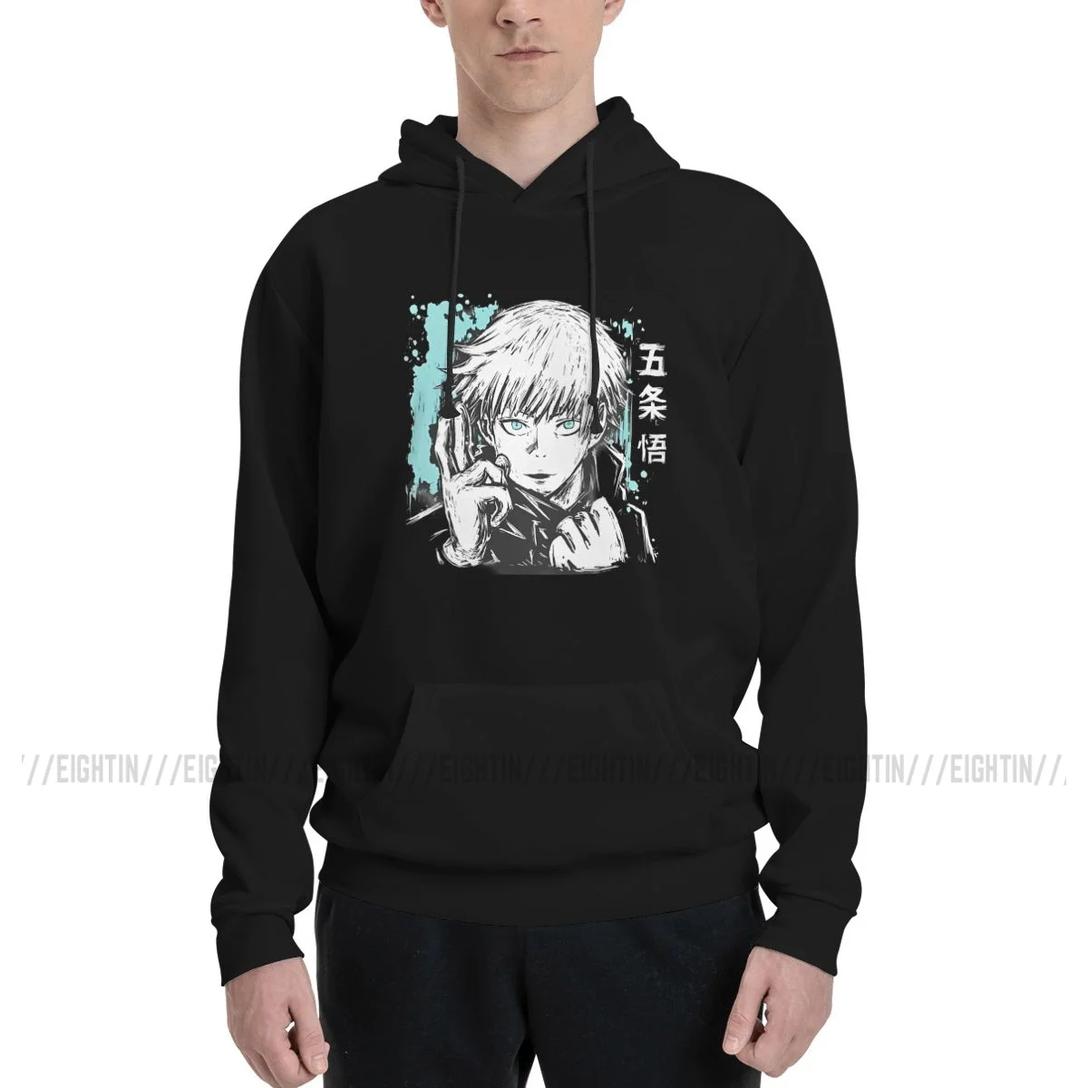 Anime Manga Jujutsu Kaisen Funny Sweatshirts Men WomenGojo Oversized Hoodie Winter Pullover