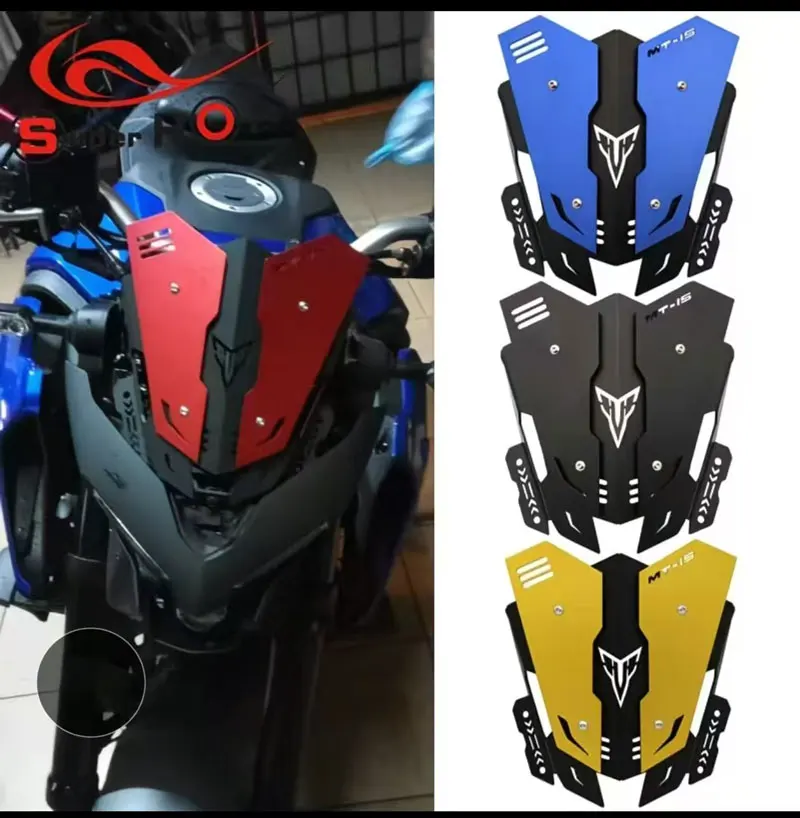 

Подходит для Yamaha MT 15 MT15 MT-15 ABS 2020 2021 2022 2023 2024, лобовое стекло мотоцикла, передний дефлектор, крышка ветрового стекла