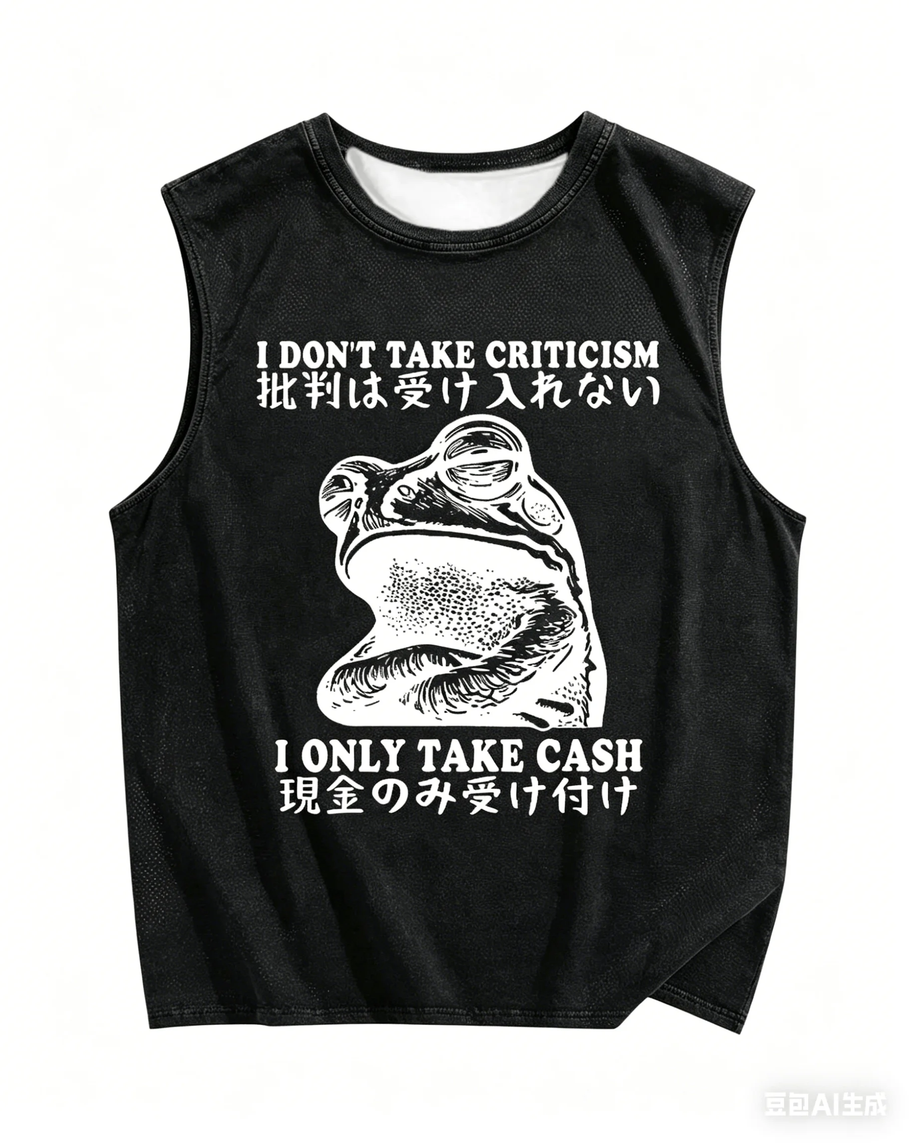 Adults and Children Who Do Not Accept Criticism,cash Only 3Dprinted Vests,couple and Parent-child Sports Casual Training Outfits
