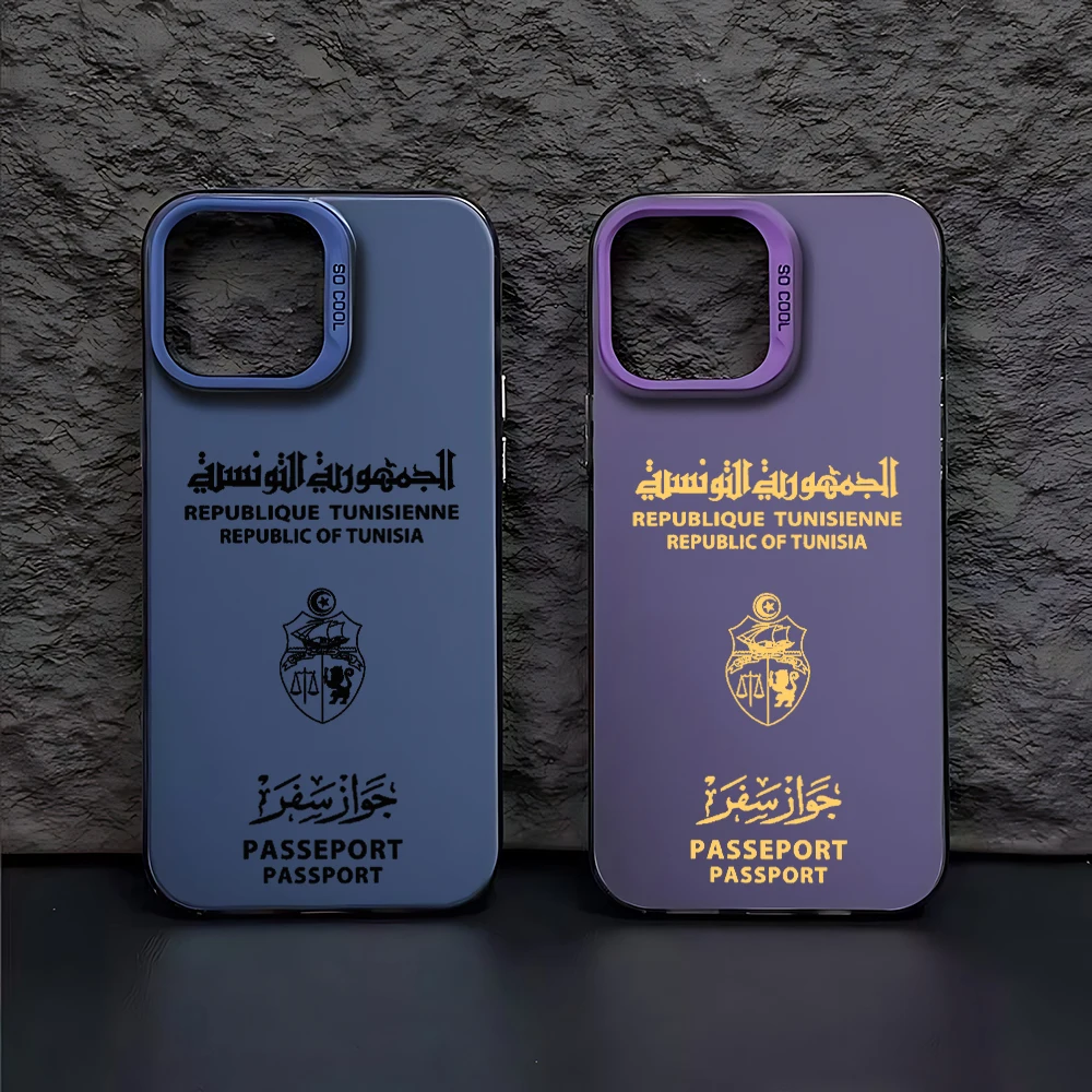 جراب هاتف جواز سفر الجزائر ، حلوى غير لامعة ، غطاء خلفي للصدمات ، آيفون 16 ، 15 ، 14 ، 13 ، 12 ، 11 برو ماكس ، X ، XR ، XS ماكس ، 8 ، 7 بلس #6