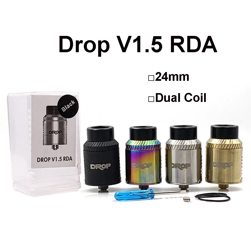 AosVape Drop V1.5 RDA 24 atomizer tank for coils & atomizers - gallery image 2